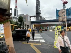 ファーストクラブ麗への道順 5／11：二つ目の横断歩道も渡り直進します。