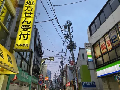 西永福　ステラへの道順 4／6：左折をしたら直進します。