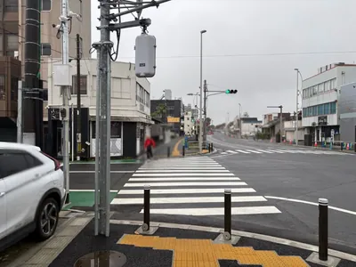 木更津　ザナルカンドクラブへの道順 12／13：五つ目の十字路も超えて直進します。