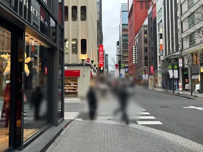 アマネへの道順 9／10：十字路を左折します。