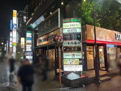 ザクラブへの道順 4／4：十字路を渡ると右手に赤坂ザクラブの入る「対翠館ビル」があります。