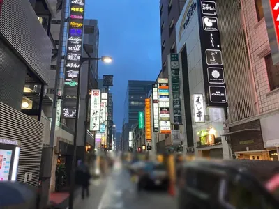 ワンへの道順 8／9：渡ったら直進します。
