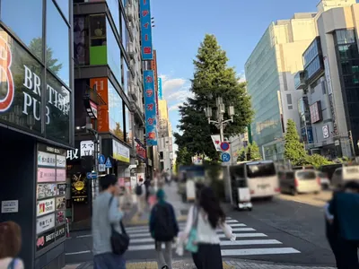 ヴィクシーへの道順 7／9：左手二つ目の路地を左折します。