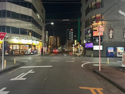 パンセリノスへの道順 10／10：二つ目の十字路を越えると右手に宇都宮パンセリノスの入る「ホワイトホークビル」があります。