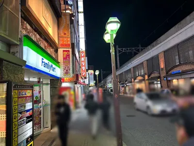 吉祥寺　A3 （ラグジュアリークラブエースリー）への道順 6／8：二つ目の路地も超えて直進します。