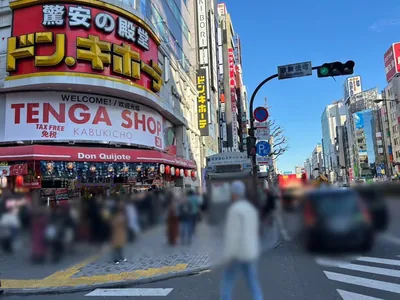 アジュール （紺碧）への道順 5／11：横断歩道を渡ったら右折します。