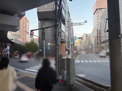 ロッセへの道順 6／7：四つ目の横断歩道を渡って直進を続けます。