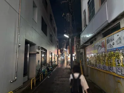 カリスへの道順 5／7：直進します。