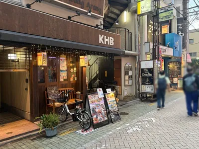 北千住　ドンフィンへの道順 8／8：少し進むと左手に北千住ドンフィンの入る「桝屋ビル」があります。