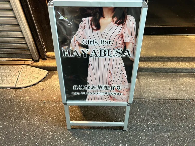 ハヤブサの店内