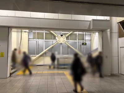 北浦和　オハナへの道順 1／6：「北浦和駅」東口を出ます。