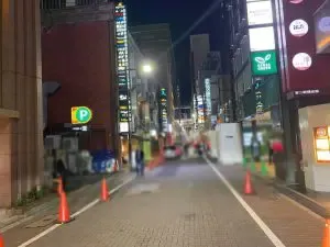 まほら (マホラ）への道順 9／11：直進をすると二つ目の十字路が出てきます。