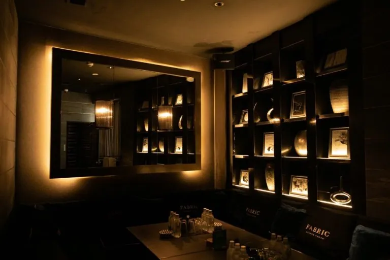 ファブリックの店内