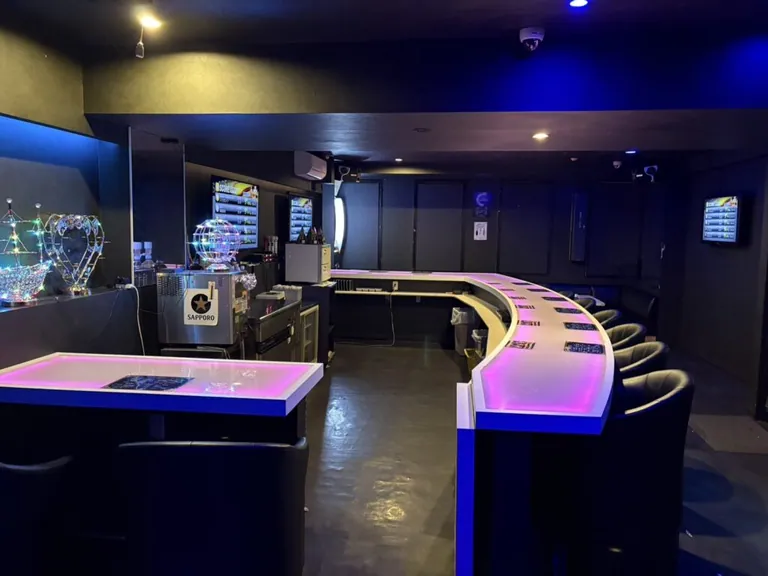 松戸　ルナの店内