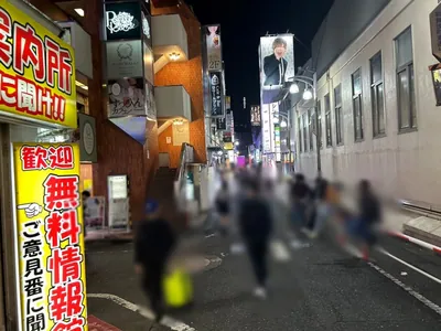 ハヤブサへの道順 9／10：二つ目のＴ字路も超えて直進します。