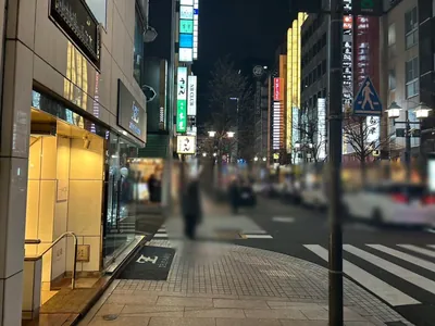 メゾンドエムへの道順 8／10：左折したら直進します。