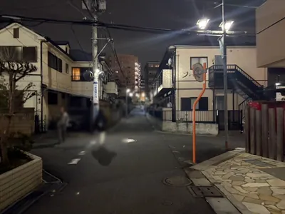 柏　バロールへの道順 6／8：二つ目の十字路を右折します。