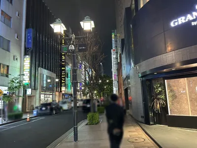 アムールへの道順 7／8：左折したら直進します。