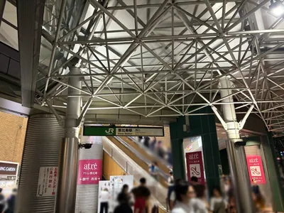 リンクへの道順 1／10：恵比寿駅西口を出ます。