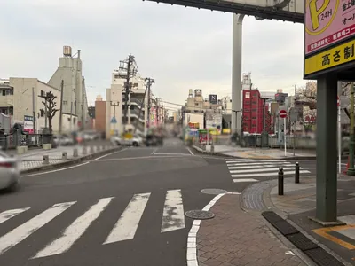 アラマンダへの道順 12／13：三つ目の十字路を右折します。