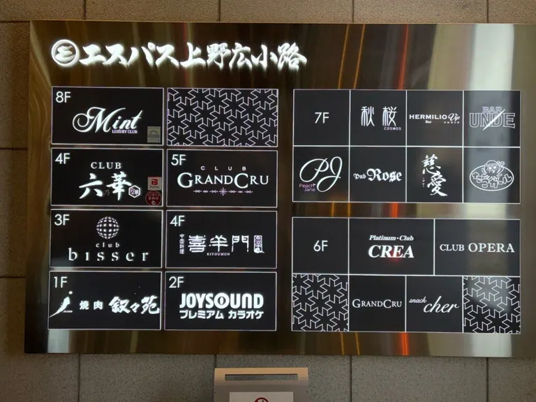 六乃華　（ロクノハナ）の店内