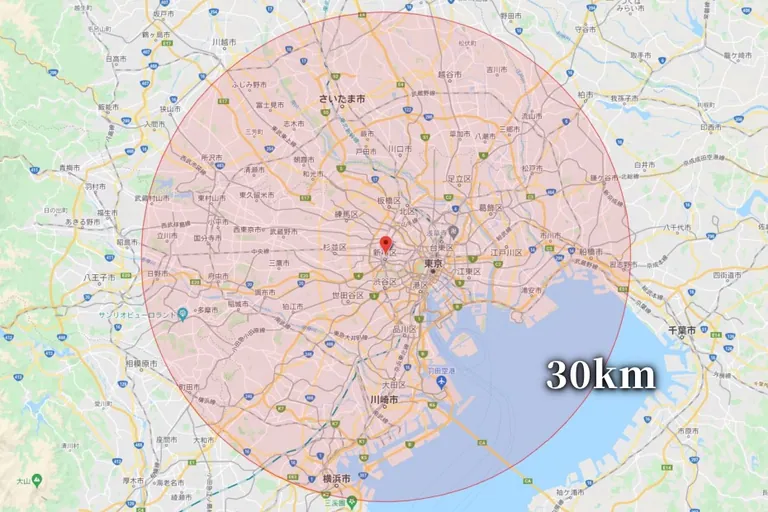 ファブリックの店内
