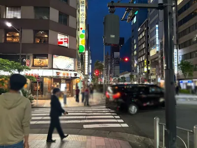 パラディへの道順 8／9：二つ目の十字路も超えて直進します。