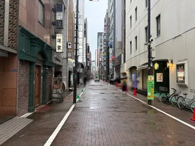 宝泉 （ホウセン）への道順 10／11：直進します。