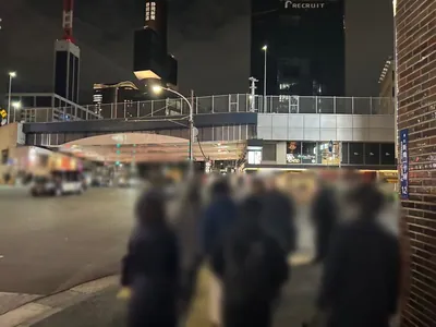 メゾンドエムへの道順 3／10：一つ目の横断歩道を渡ります。
