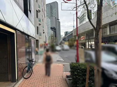 加賀美 （カガミ）への道順 9／11：二つ目の路地を左折します。