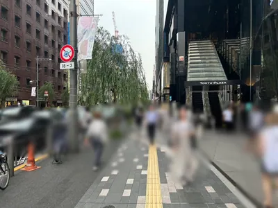 ブルークレールへの道順 3／6：直進します。