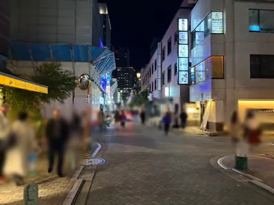 インビテーションへの道順 4／5：二つ目の十字路も超えて直進します。