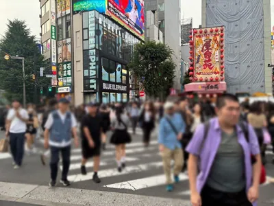 しえくりへの道順 3／11：正面の横断歩道を渡って路地に入ります。