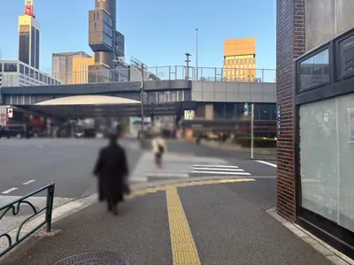 オルへの道順 3／11：一つ目の横断歩道を渡ります。