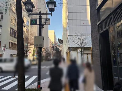 粋sui. （スイ）への道順 10／11：一つ目の十字路を超えて直進を続けます。