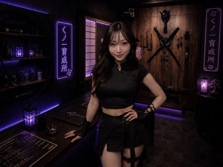 秋葉原　くノ一育成所 （東京忍者BAR 秋葉原 くノ一育成所）の店内
