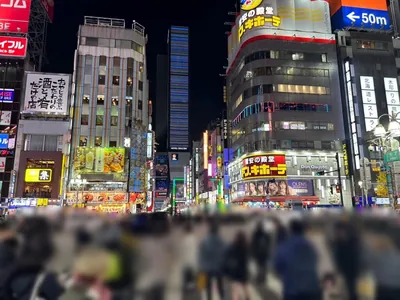 エルフィンへの道順 4／11：路地を直進すると「歌舞伎町」の交差点に出るので正面に渡ります。