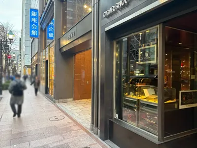 ルナピエーナへの道順 10／10：少し進むと右手に銀座ルナピエーナの入る「銀座会館」があります。