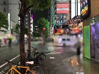 ラブピアへの道順 11／12：右手の一つ目の路地を越えて直進を続けます。