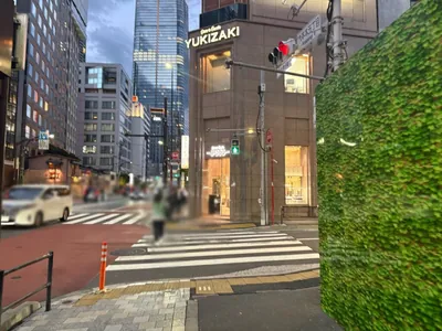 ファブリックU24への道順 7／8：右手三つ目の路地も超えて直進します。