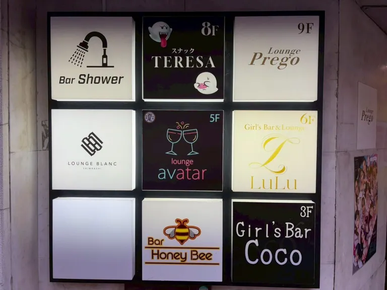 アバターの店内