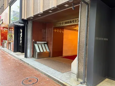チックへの道順 10／10：少し歩くと右手に銀座チックの入る「ソワレ・ド・銀座弥生ビル」があります。
