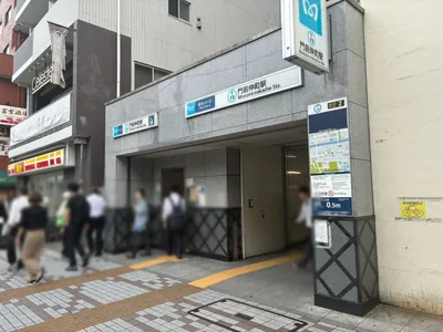 ビビへの道順 1／3：東西線「門前仲町駅」2番出口を出ます。