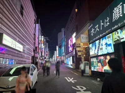 ビゼへの道順 11／13：直進します。
