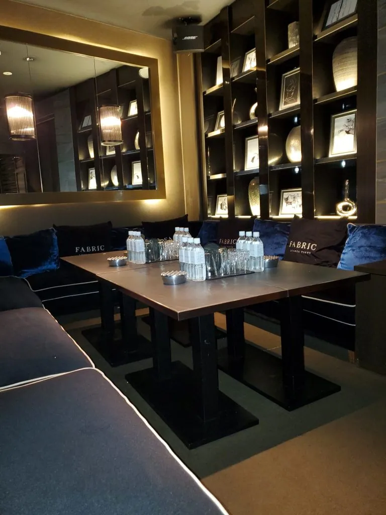 ファブリックの店内