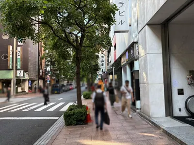 ラリックへの道順 7／8：一つ目の左手路地を越えて直進します。