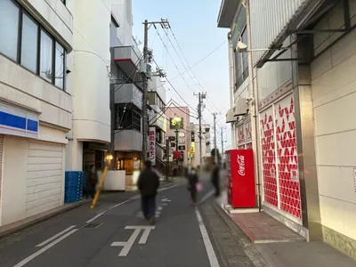 五井　ソワレへの道順 3／4：右折後、直進します。