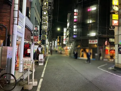 るーじゅ （ルージュ）への道順 13／17：右手路地を超えて直進します。