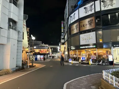 クレヨンへの道順 9／10：十字路を越えて直進を続けます。