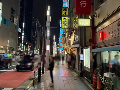 ジエリートへの道順 4／5：右折後、直進します。